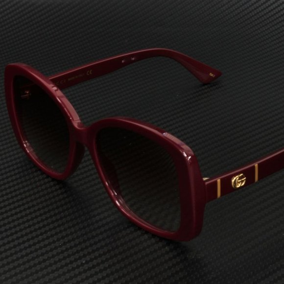 Gucci Red 56mm Sunglasses